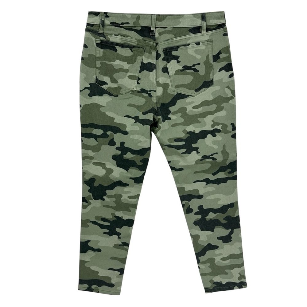 NILI LOTAN Camo Pants Jeans Ankle Green - Picture 2 of 6